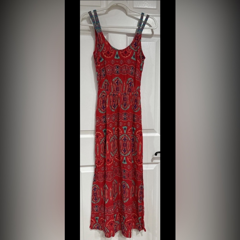 Derek Heart Maxi dress with beaded straps